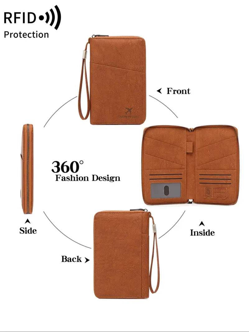 RFID Blocking Passport Holder Travel Smarter • Stay Organized • Secure Your Essentials