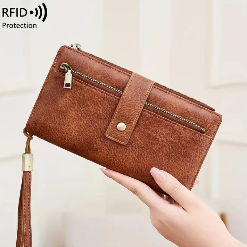 RFID Blocking Long Wallet for Women  Your Everyday Wallet — But Smarter, Safer & More Stylish