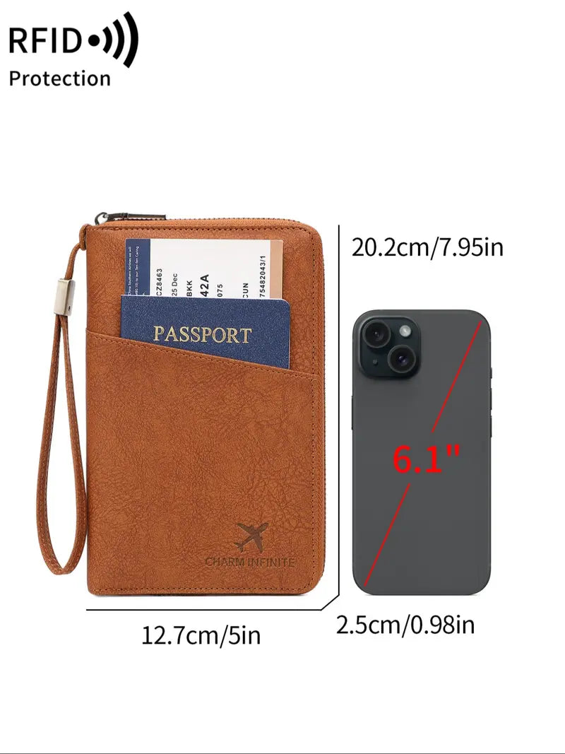RFID Blocking Passport Holder Travel Smarter • Stay Organized • Secure Your Essentials