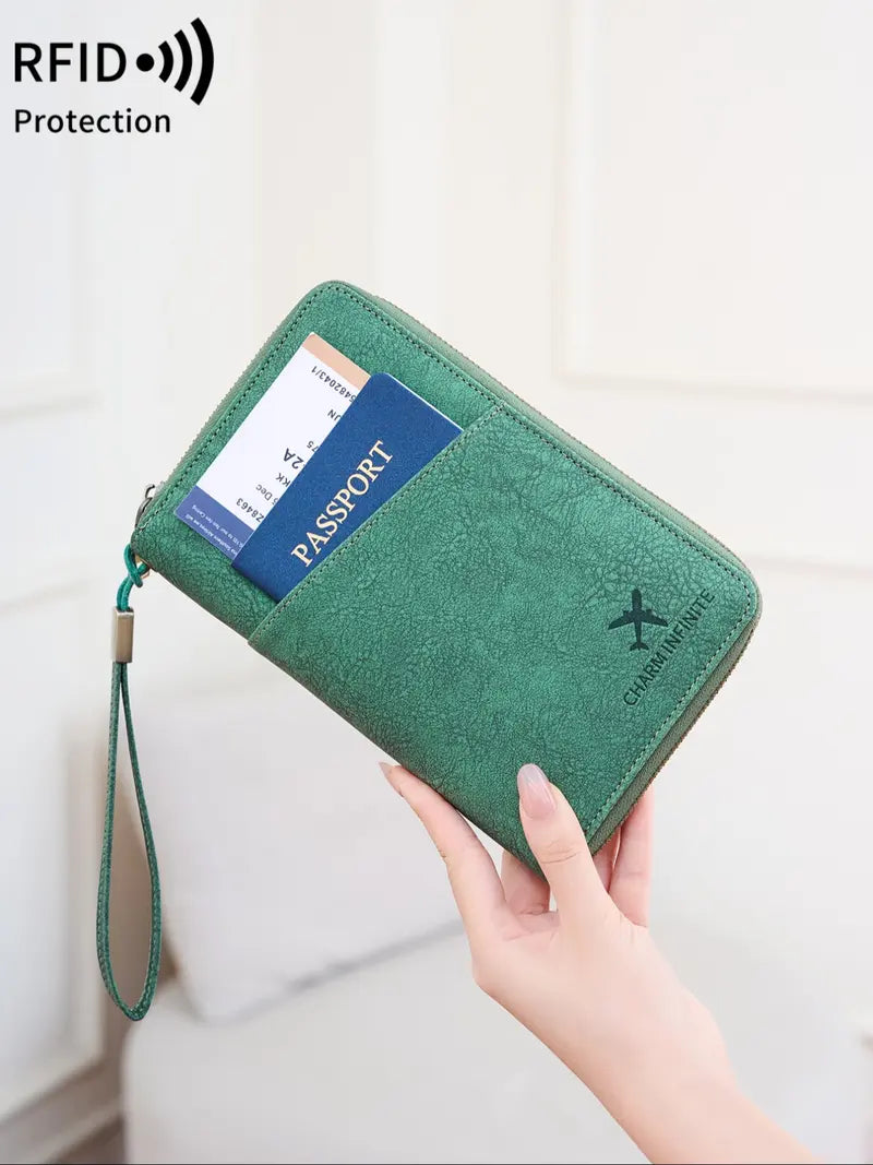 RFID Blocking Passport Holder Travel Smarter • Stay Organized • Secure Your Essentials