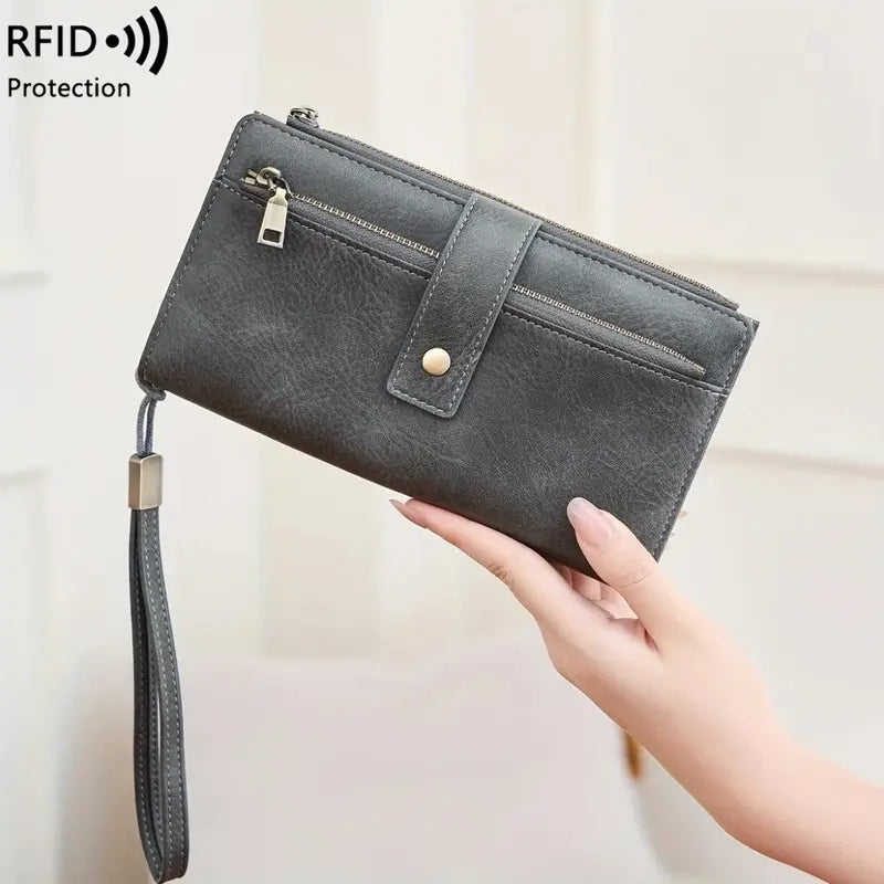RFID Blocking Long Wallet for Women  Your Everyday Wallet — But Smarter, Safer & More Stylish