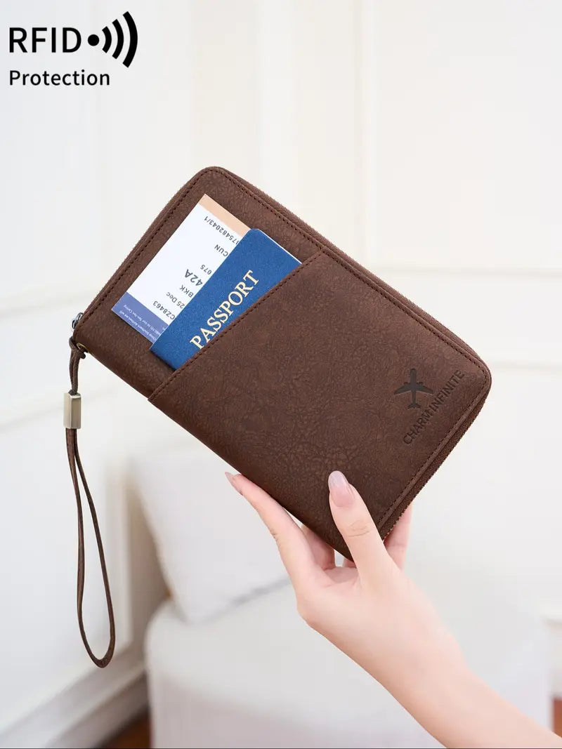 RFID Blocking Passport Holder Travel Smarter • Stay Organized • Secure Your Essentials