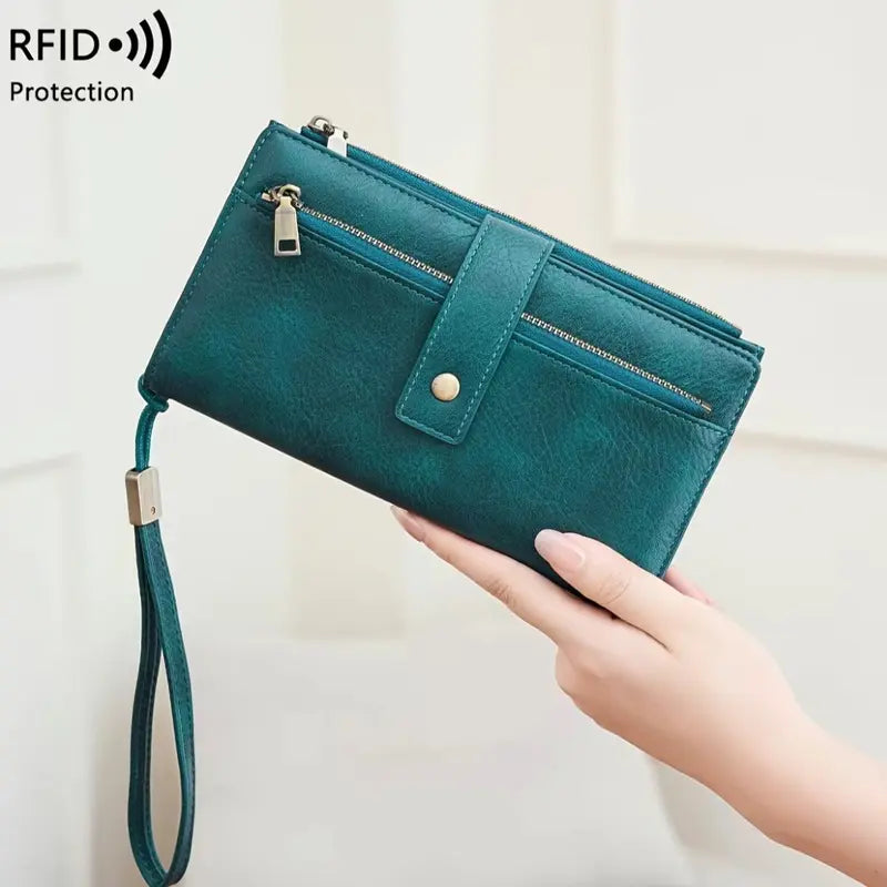 RFID Blocking Long Wallet for Women  Your Everyday Wallet — But Smarter, Safer & More Stylish