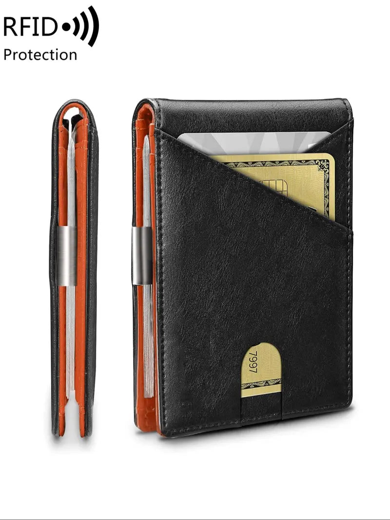 Minimalist Carbon Fiber RFID Wallet for Men Slim • Secure • Modern Everyday Carry