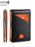 Minimalist Carbon Fiber RFID Wallet for Men Slim • Secure • Modern Everyday Carry