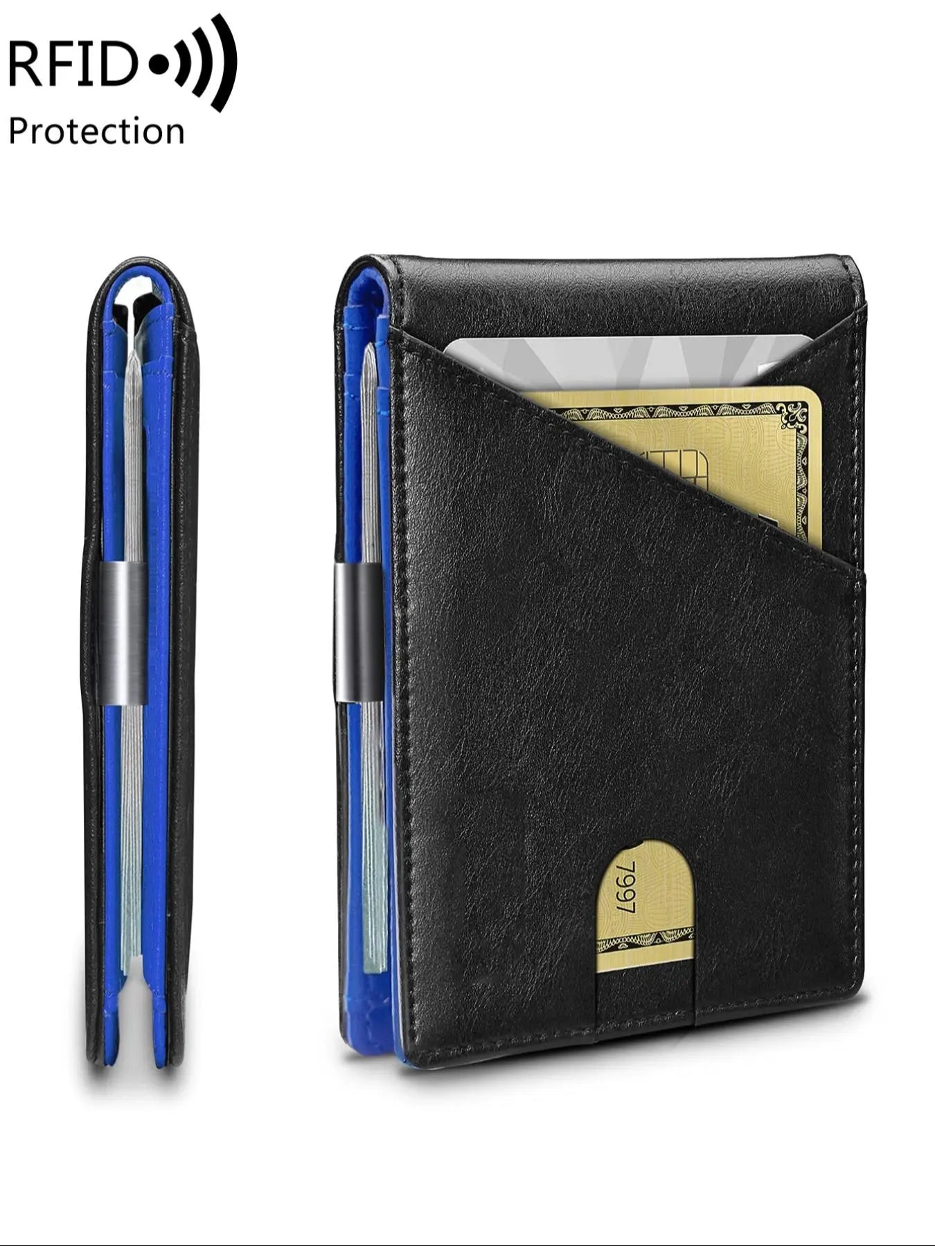 Minimalist Carbon Fiber RFID Wallet for Men Slim • Secure • Modern Everyday Carry
