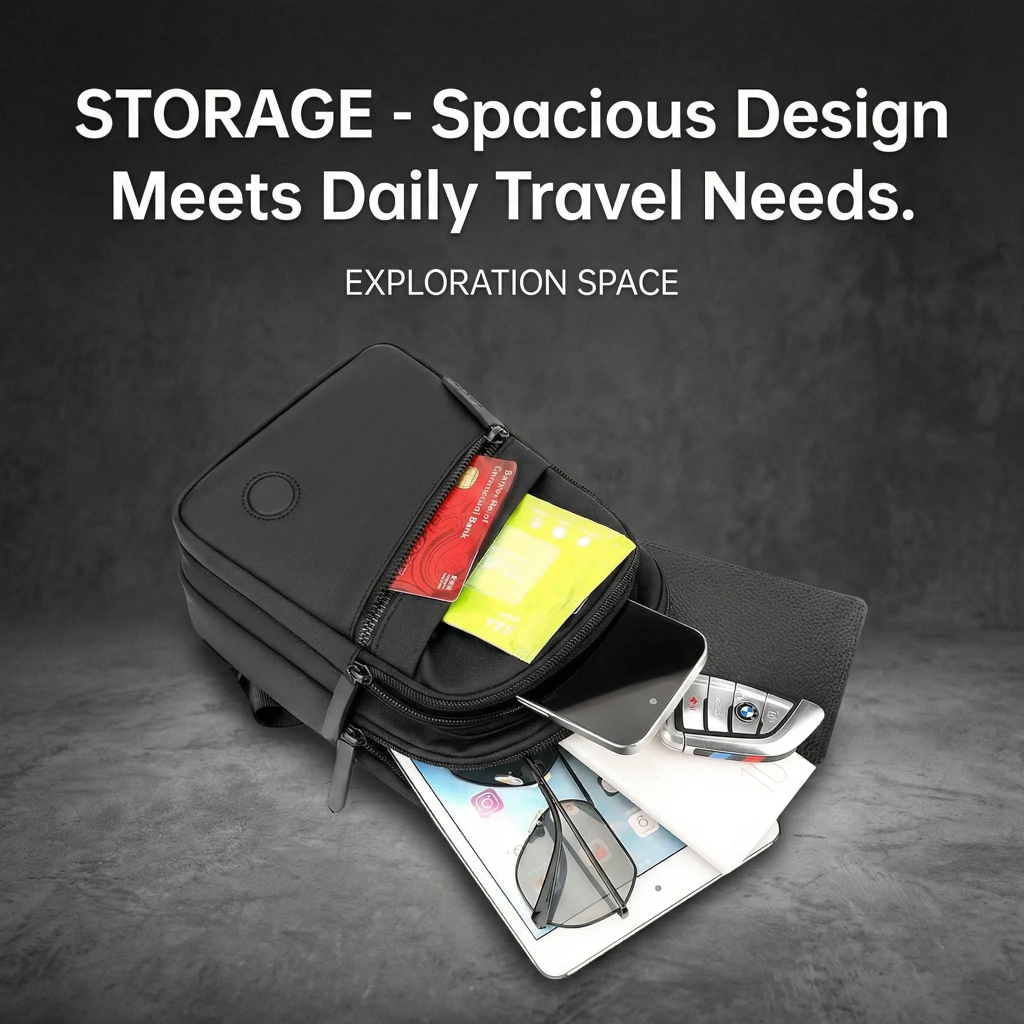Multifunctional Sling Backpack Compact • Organized • Built for Everyday Adventures