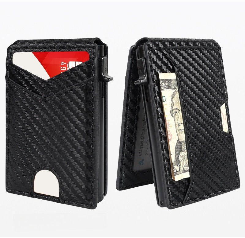 Minimalist RFID Blocking Wallet for Men Slim • Secure • Quick Access Everyday Carry
