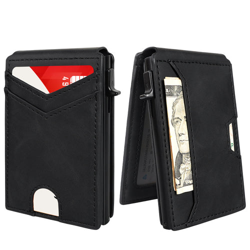 Minimalist RFID Blocking Wallet for Men Slim • Secure • Quick Access Everyday Carry