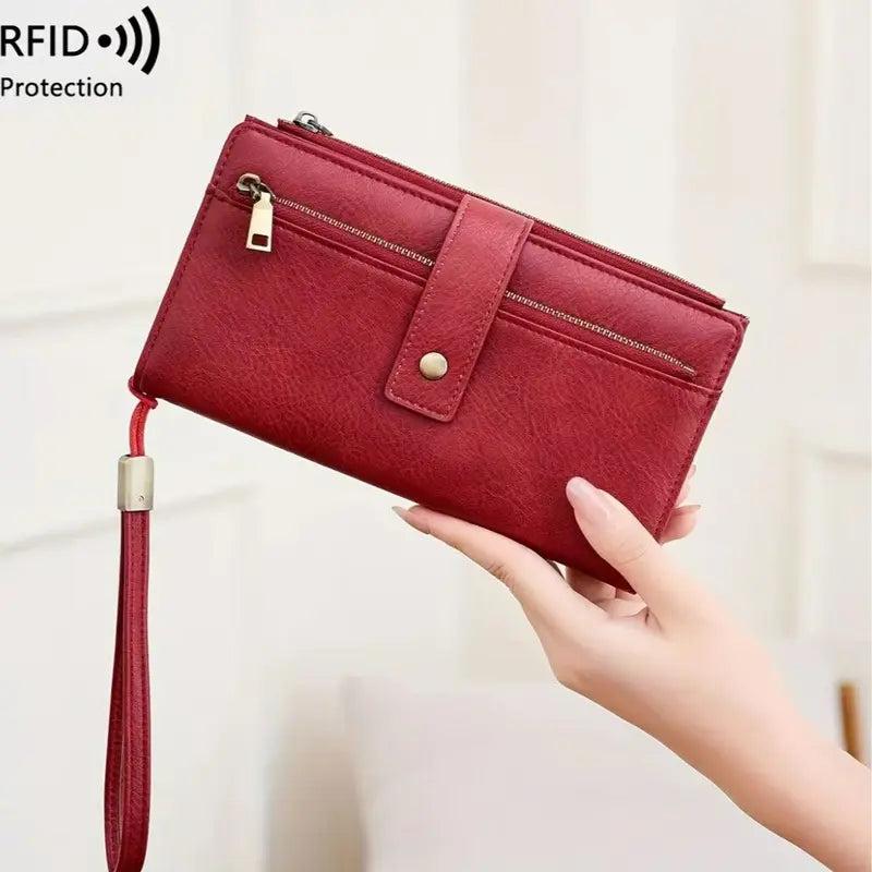 RFID Blocking Long Wallet for Women  Your Everyday Wallet — But Smarter, Safer & More Stylish