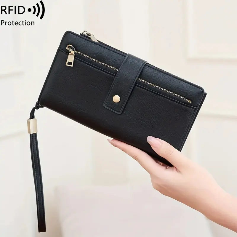 RFID Blocking Long Wallet for Women  Your Everyday Wallet — But Smarter, Safer & More Stylish