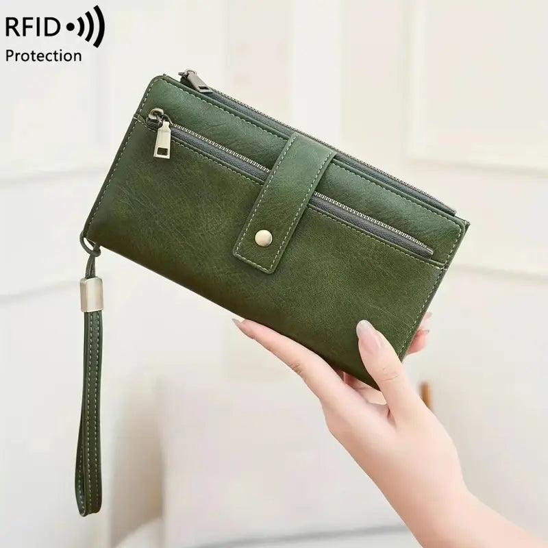 RFID Blocking Long Wallet for Women  Your Everyday Wallet — But Smarter, Safer & More Stylish