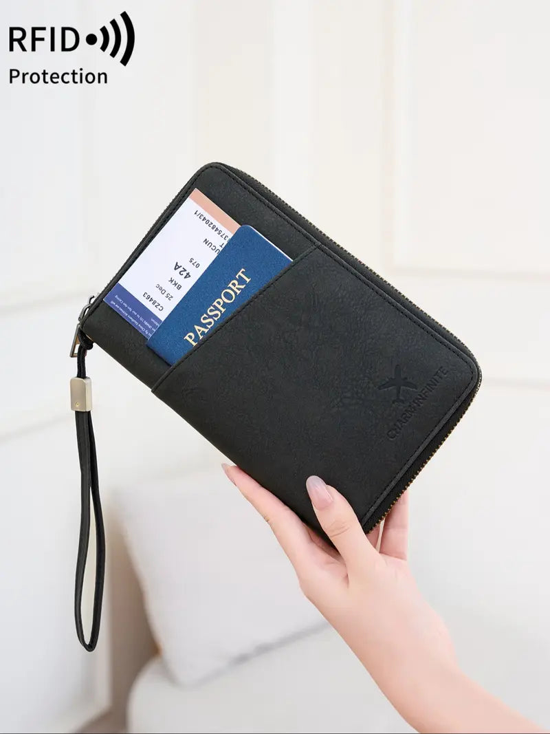 RFID Blocking Passport Holder Travel Smarter • Stay Organized • Secure Your Essentials